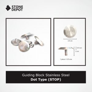 guiding_block_dot type_Stainless Steel_garis_stop_2