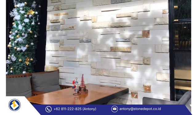 7 Pilihan Batu Alam Dinding Interior Minimalis Modern