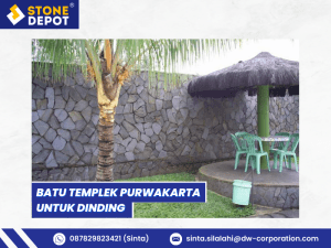 Batu Templek Purwakarta untuk Dinding