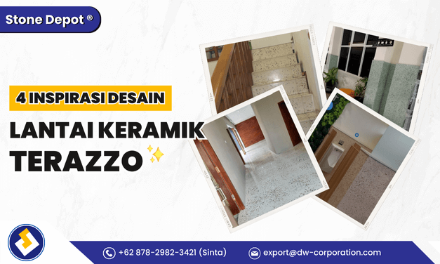 4 Inspirasi Desain Lantai Keramik Motif Terrazzo Termurah di Jakarta