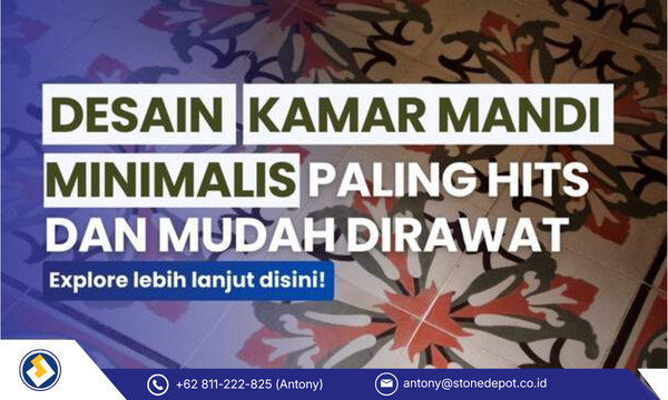 Desain Kamar Mandi Minimalis Paling Hits & Mudah Dirawat