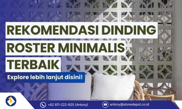 Rekomendasi Dinding Roster Minimalis Terbaik