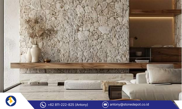 Inspirasi Interior Batu Alam untuk Rumah Modern Elegan