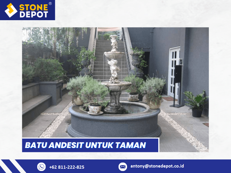 Batu Andesit untuk Taman