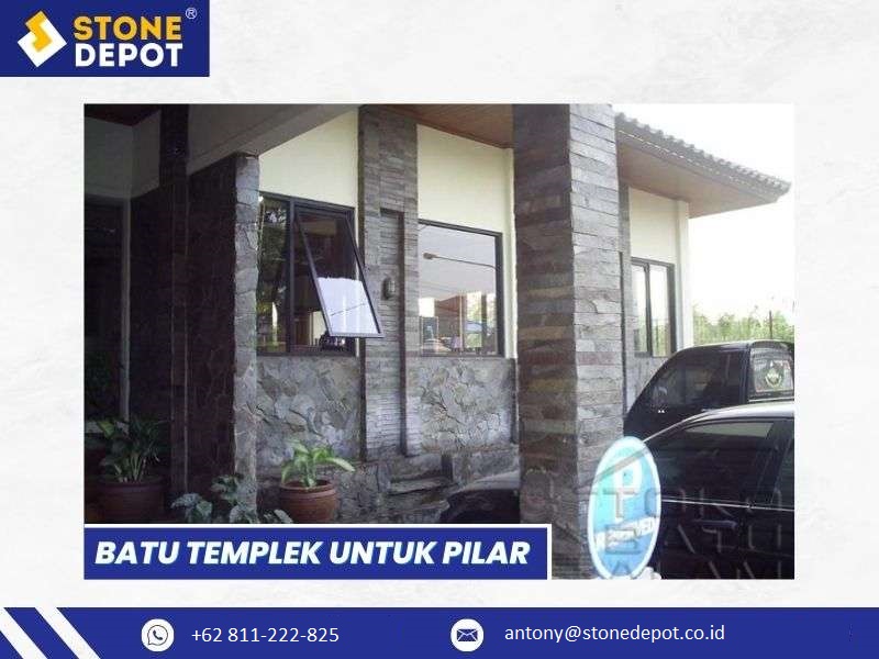Batu Templek untuk Pilar